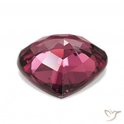 Granate rodolita Púrpura oscuro natural de 4.88 ct, Corazón, VS