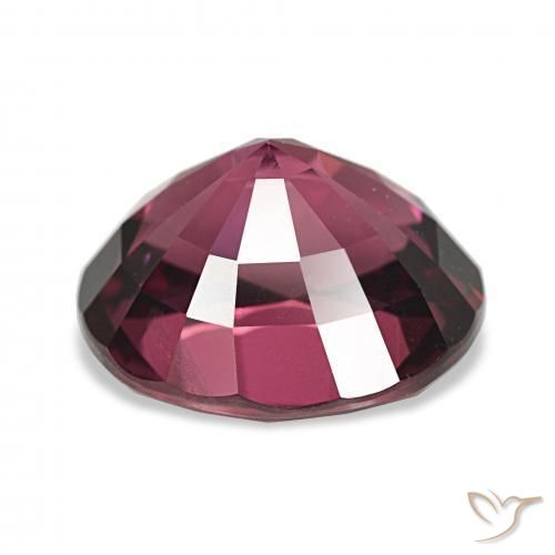 Granate rodolita Púrpura rojizo natural de 4.24 ct, Ovalada, VS