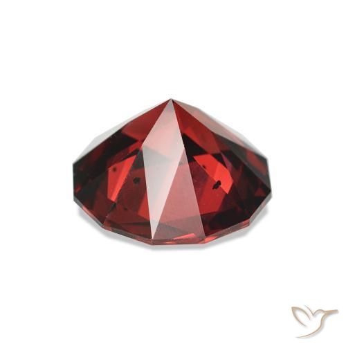 Granate rodolita Rojo intenso natural de 1.74 ct, Redondo, VS