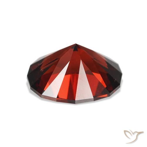 Granate rodolita Rojo oscuro natural de 2.06 ct, Ovalada, VS