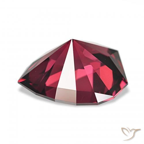 Granate rodolita Rojo medio natural de 4.13 ct, Elegante, VVS