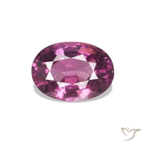 Granate rodolita Medium Dark-Purple natural de 1.00 ct, Corte Óvalo, VS