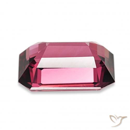 Granate rodolita Magenta intenso natural de 4.60 ct, Corte Octágono / Esmeralda, VVS-VS