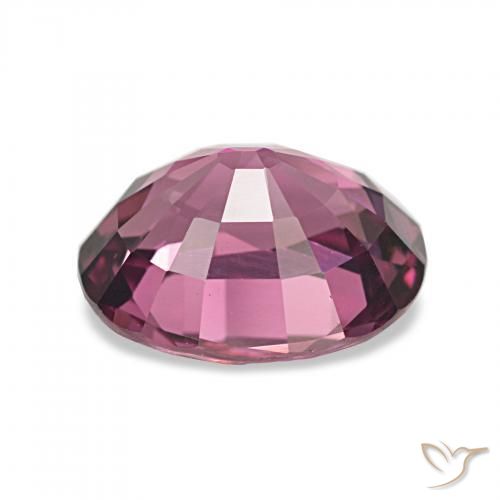 Granate rodolita Púrpura intenso natural de 2.36 ct, Ovalada, VVS