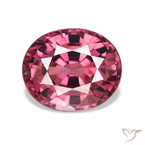 2.63ct Magenta intenso Granate rodolita, Ovalada, VVS