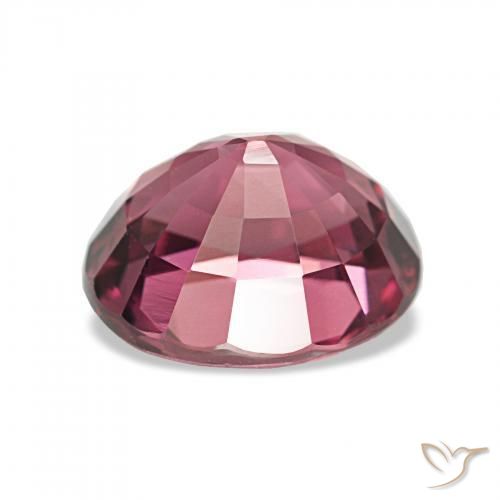 Granate rodolita Magenta intenso natural de 2.63 ct, Ovalada, VVS