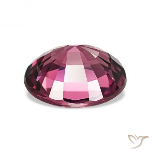 Granate rodolita Rojo púrpura natural de 2.59 ct, Ovalada, VVS