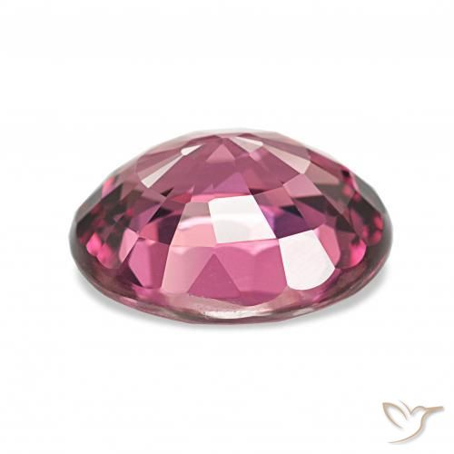 Granate rodolita Rojo frambuesa natural de 4.13 ct, Ovalada, VS