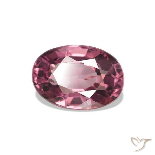 Granate rodolita Rosado magenta natural de 1.12 ct, Corte Óvalo, VS