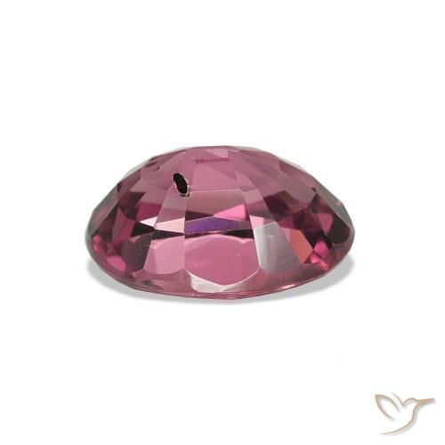 Granate rodolita Tono rojo púrpura natural de 1.12 ct, Corte Óvalo, VS