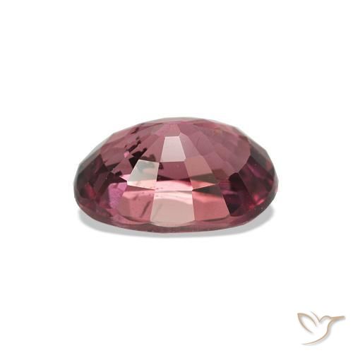 Granate rodolita Tono rojo púrpura natural de 1.04 ct, Corte Óvalo, VS