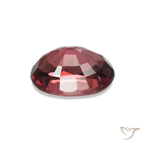 Granate rodolita Rojo oscuro natural de 1.14 ct, Corte Óvalo, VS
