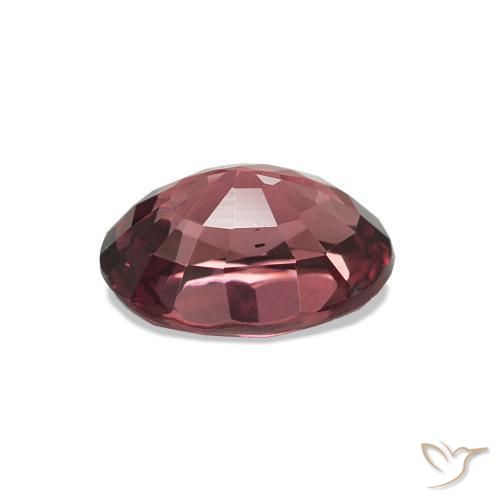Granate rodolita Tono rojo púrpura natural de 1.10 ct, Corte Óvalo, VS