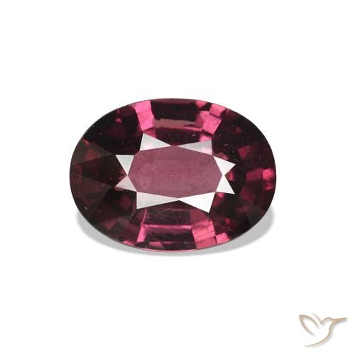 1.02ct Rojo frambuesa Granate rodolita, Ovalada, VS