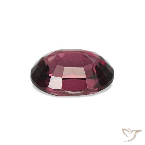 Granate rodolita rojo natural de 1,02 ct, corte óvalo, VS