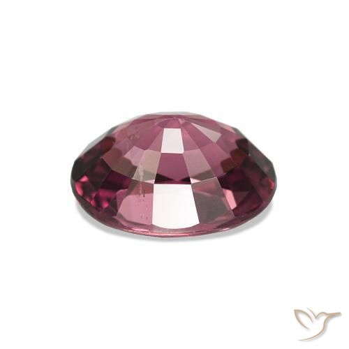 Granate rodolita Rojo púrpura natural de 1.16 ct, Corte Óvalo, VS