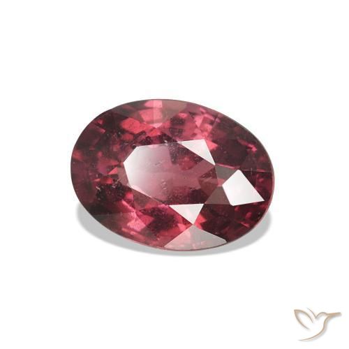 Granate rodolita Rojo rosado natural de 1.13 ct, Ovalada, VS-SI