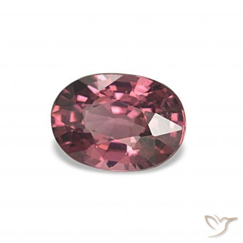 Granate rodolita púrpura natural de 1,29 ct, corte óvalo, VVS-VS