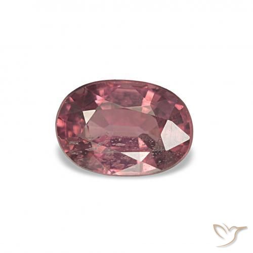 Granate rodolita Tono rojo púrpura natural de 1.16 ct, Corte Óvalo, VS-SI