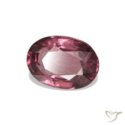 Granate rodolita Rosado magenta oscuro natural de 1.00 ct, Corte Óvalo, VS