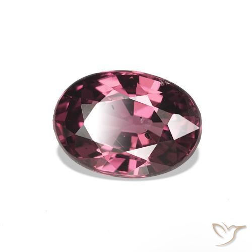 Granate rodolita púrpura natural de 1,08 ct, corte óvalo, VS