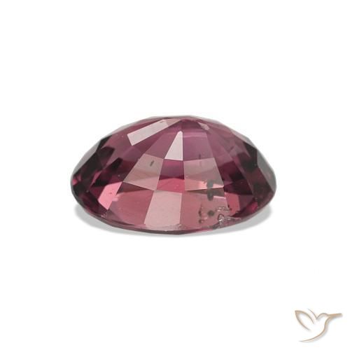 Granate rodolita púrpura natural de 1,08 ct, corte óvalo, VS