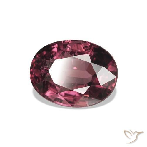 Granate rodolita Medium Dark-Red natural de 1.37 ct, Corte Óvalo, VS-SI