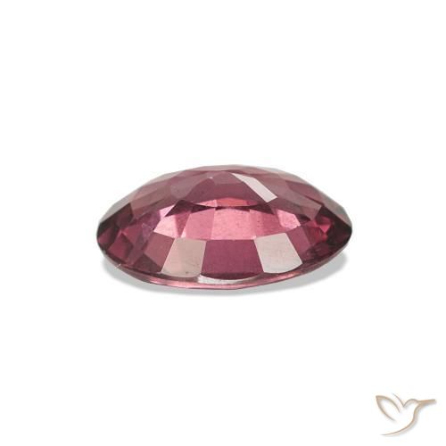 Granate rodolita Magenta intenso natural de 0.77 ct, Corte Óvalo, VS