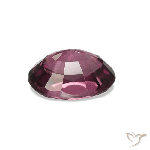 Granate rodolita Rojo frambuesa natural de 1.09 ct, Corte Óvalo, VS