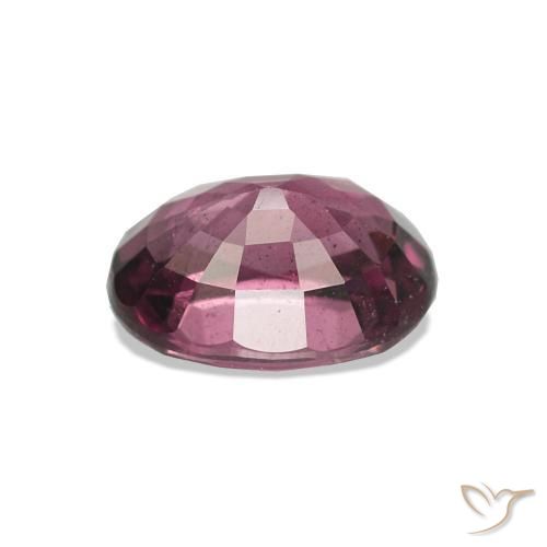 Granate rodolita púrpura natural de 1,23 ct, corte óvalo, VS