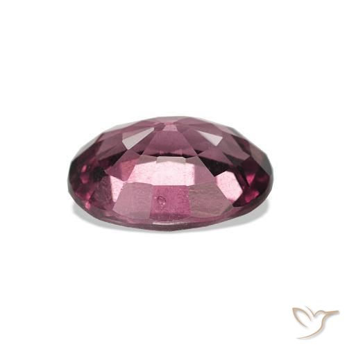 Granate rodolita Púrpura medio natural de 1.03 ct, Corte Óvalo, VS
