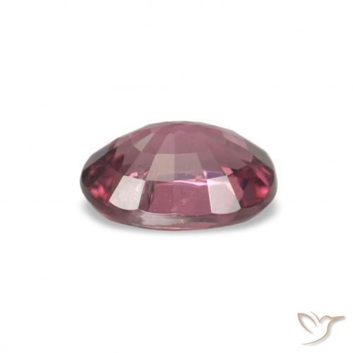 Granate rodolita rojo natural de 1,07 ct, corte óvalo, VS-SI