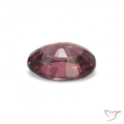 Granate rodolita rojo natural de 1,06 ct, corte óvalo, VS-SI
