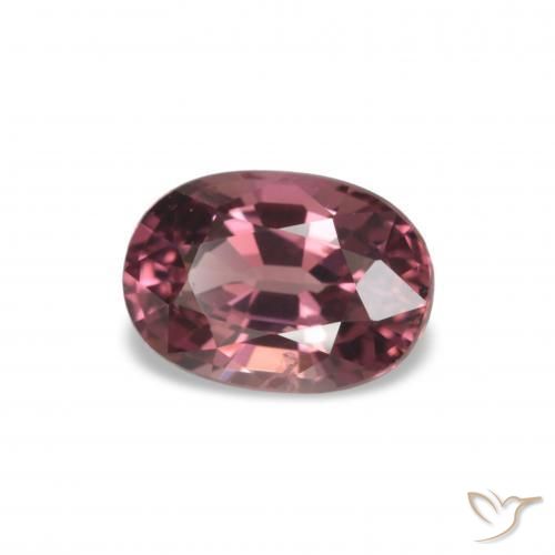 Granate rodolita rojo natural de 1,15 ct, corte óvalo, VS-SI