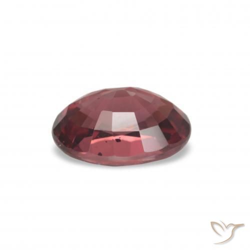 Granate rodolita rojo natural de 1,11 ct, corte óvalo, VS-SI