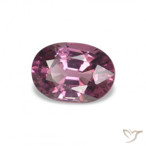 Granate rodolita púrpura natural de 1,16 ct, corte óvalo, VS-SI