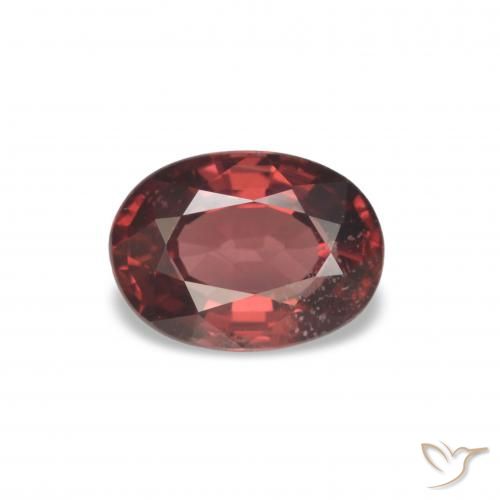 1.08ct Rojo escarlata intenso Granate rodolita, Ovalada, VS
