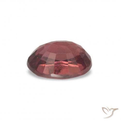 Granate rodolita Rojo escarlata intenso natural de 1.08 ct, Corte Óvalo, VS
