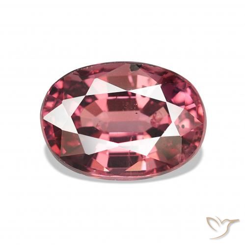 1.19ct Tono rojo frambuesa Granate rodolita, Ovalada, VS-SI
