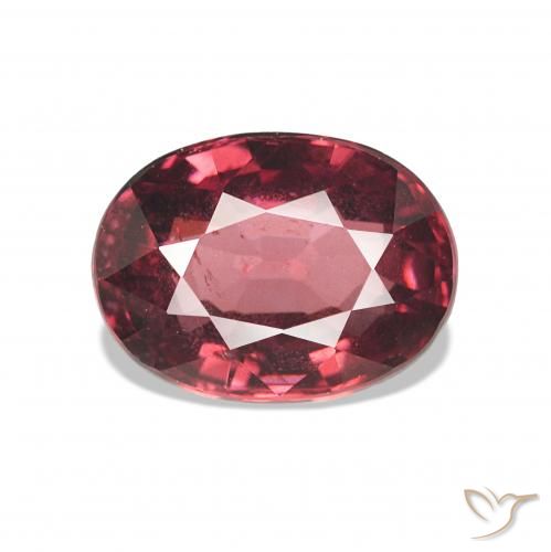 1.12ct Rojo púrpura Granate rodolita, Ovalada, VS-SI