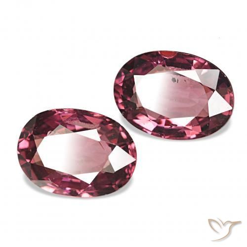 Gemas de Granate rodolita Magenta intenso natural de 1.88 ct, Corte Óvalo, VS