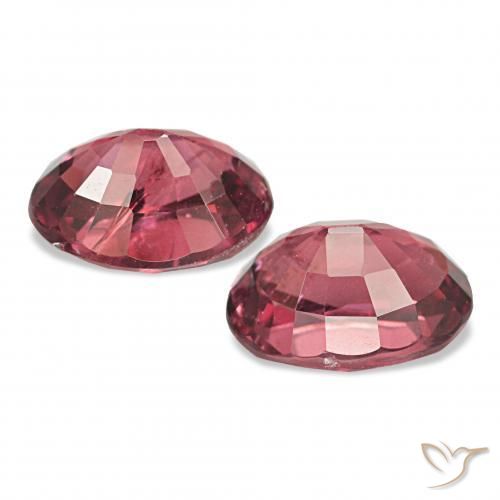 Gemas de Granate rodolita Rojo carmesí natural de 2.16 ct, Corte Óvalo, VS-SI