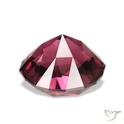 Granate rodolita Medium Dark-Red natural de 3.49 ct, Corte Óvalo, VVS