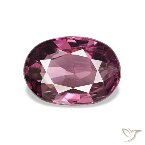 Granate rodolita púrpura natural de 1,06 ct, corte óvalo, VS-SI