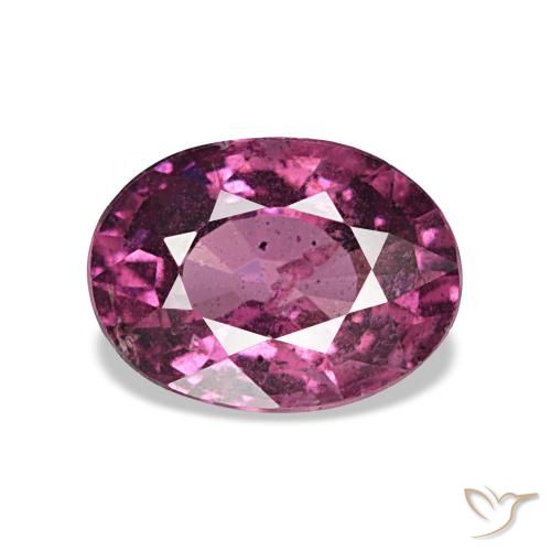 Granate rodolita púrpura natural de 1,15 ct, corte óvalo, VS-SI