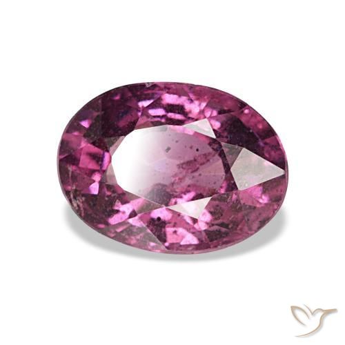 Granate rodolita púrpura natural de 1,15 ct, corte óvalo, VS-SI
