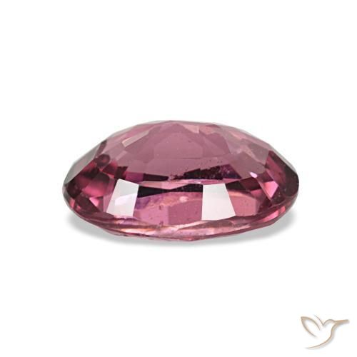 Granate rodolita rojo natural de 0,97 ct, corte óvalo, VS