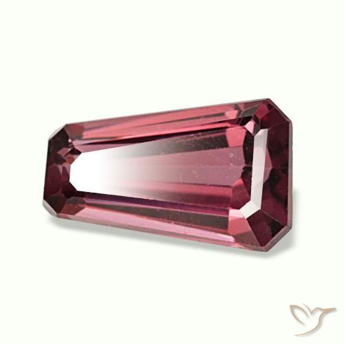 Granate rodolita púrpura natural de 1,58 ct, forma elegante, VVS-VS