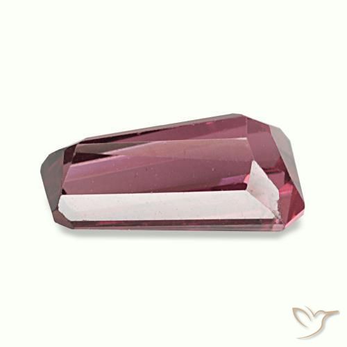 Granate rodolita púrpura natural de 1,58 ct, forma elegante, VVS-VS