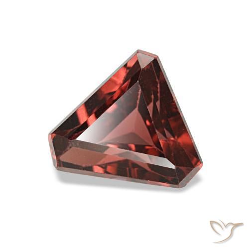 Granate rodolita rojo natural de 1,22 ct, forma elegante, VS